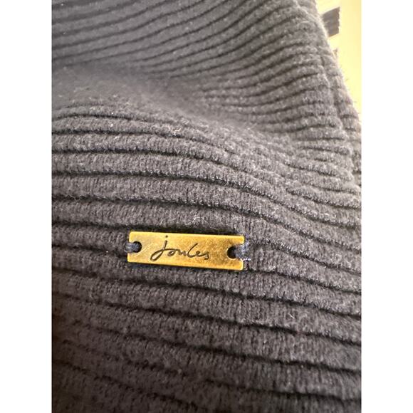 JOULES VALENCIA SWEATER PULLOVER‎ MOCK NECK STRIPED NAVY BLUE Nautical Size 6 - Picture 3 of 11